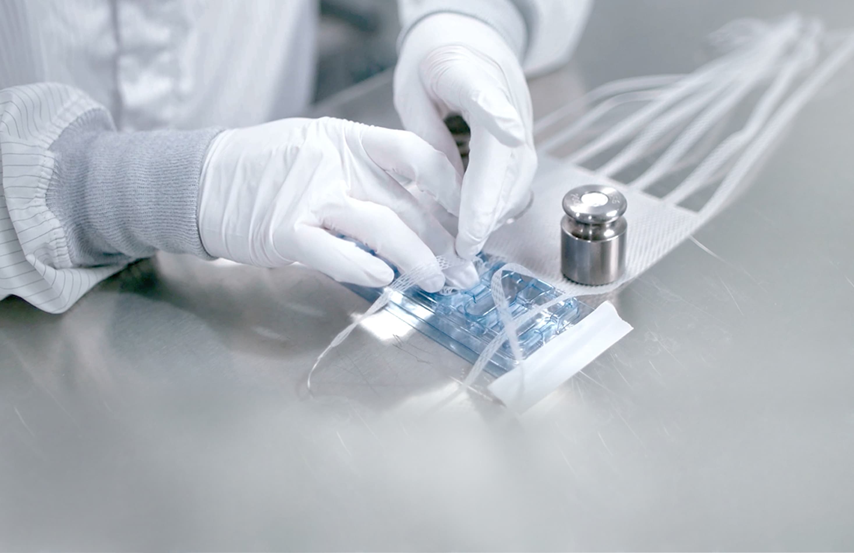 Lab Worker Hands